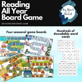 Decoding/Encoding Practice Board Game- Reading All Year Long