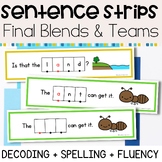 Decodable Sentences for Final Consonant Blends & Digraphs 