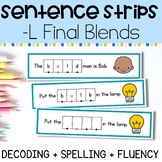 Decodable Sentences for Ending -L Blends | Final Consonant