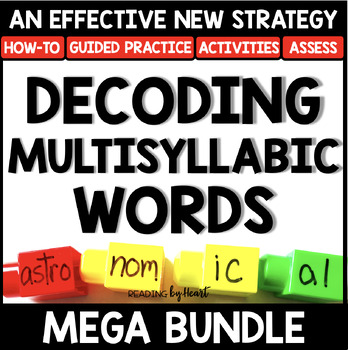 Preview of DECODING MULTISYLLABIC WORDS SOR SCIENCE OF READING INTERVENTION MEGA BUNDLE