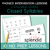 Decoding Multisyllabic Words Small Group Phonics Lesson Cl