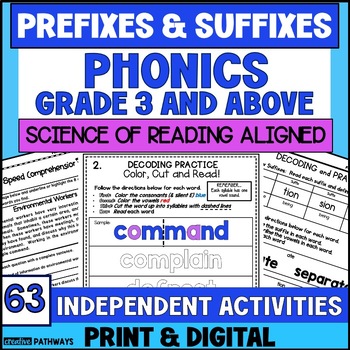 Preview of Decoding Multisyllabic Words a Reading Intervention with Phonics Activities