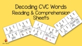 Decoding/Reading CVC Words - Reading and Comprehension Kin