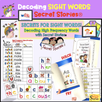 Preview of Decoding Sight Words with Phonics Secrets for Reading - Part 1 | Secret Stories®