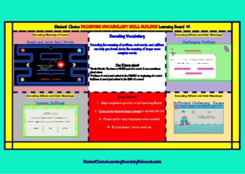 Preview of Decoding Skills Learning Board