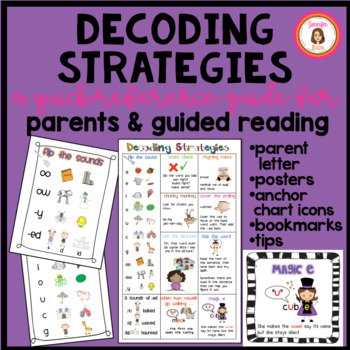Preview of Decoding Strategies: A Quick-Reference Guide for Parents & Guided Reading