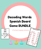 Decoding Syllables Board Game BUNDLE Spanish-decodificar s