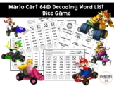 Decoding Word List Dice Game -- MARIO CART THEME!