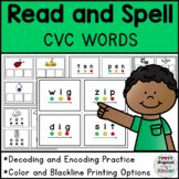 Decoding and Encoding Cards | CVC Words | Reading and Spel