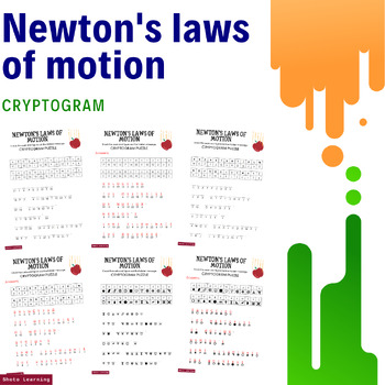 Preview of Decoding the Secrets of Motion: Newton's Laws Cryptogram Set