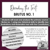 Decoding the Text: Brutus No. 1
