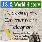 Decoding the Zimmermann Telegram