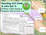 Decoding with Greek & Latin (1) Activities to Build Readin