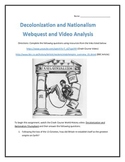 Decolonization and Nationalism- Webquest and Video Analysi