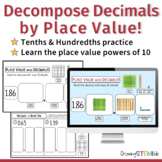 Decompose Decimals using Tenths & Hundredths - 4.NF.C