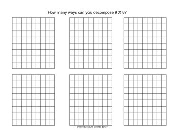 Decompose Numbers/Facts - Distributive Property FREEBIE by Asuka Gallardo