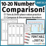 Decompose Numbers & Compare 10-20: 'Greater than, Less tha