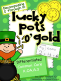 St. Patrick's Day Math - Decomposing 5, 6, 7, 8, 9, 10