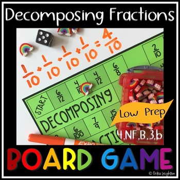 Preview of Decomposing Fractions Board Game