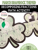 Decomposing Fractions Printable Activity March Math Crafti
