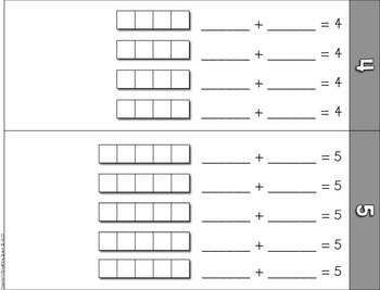 Decomposing Numbers 1-10 --- Ways To Make Numbers 1-10 Number Book