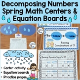 Decomposing Numbers 3-10 Center, Practice Pages, Equation 