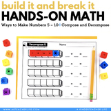 Decomposing Numbers 5 to 10 Printable and Digital