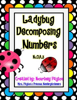 Ladybug Decomposing Numbers K.OA.3