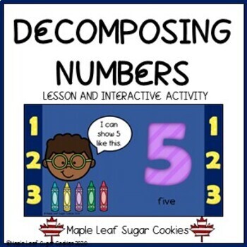 Preview of Decomposing Numbers - Lesson and Activity - Google Slides