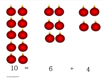 Preview of Decomposing Numbers Ornaments {Errorless Learning}