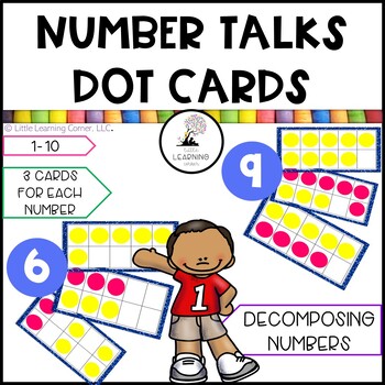 Preview of Decomposing Numbers - Tens Frame Dot Cards