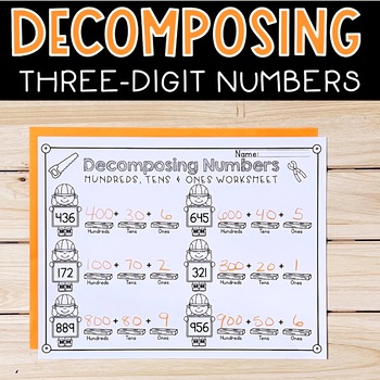 place value worksheets 2nd grade 3 digit numbers to 1000 no prep