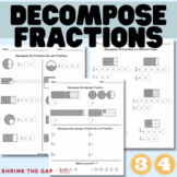 Decomposing Proper & Improper Fractions | 3rd - 4th grade