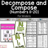 Decomposing and Composing Numbers 11-20 Using Base Ten Blo