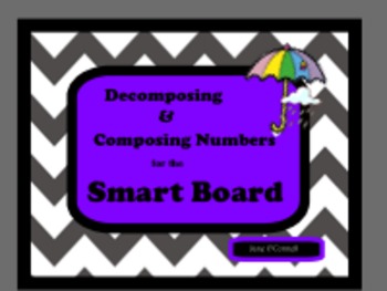 Preview of Decomposing and Composing Numbers for the Smart Board