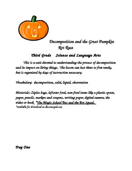 Preview of Decomposition and the Great Pumpkin Rot Race