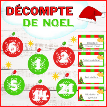 Preview of Décompte de Noël/ Calendrier de l'avent + activités-Christmas countdown calendar