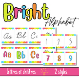 Decor: Bright Alphabet and Numbers - Décor: Alphabet et Ch