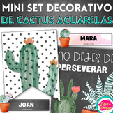 Decoración de Cactus en Español - Cactus Decor in Spanish