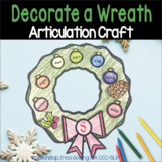 Decorate A Wreath - Articulation Craft!