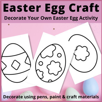 Decorate An Easter Egg Craft | Easter Crafts | Easter Activities ...