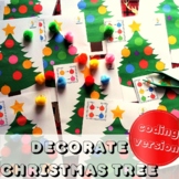 Decorate Christmas Tree with CODE - Christmas Preschool Wo