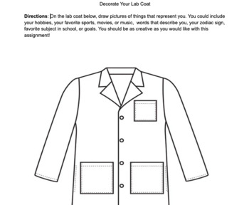 Preview of Decorate Your Lab Coat