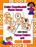 Decorate Your Room - Orange - Letters Shapes Numbers Color