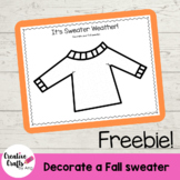 Decorate a Fall Sweater - Preschool | PreK | Kindergarten
