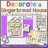 Decorate a Gingerbread House Craft Activity Speech Therapy