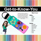 Decorate a Water Bottle | | Back to School | Get-to-Know-Y