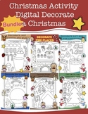 Decorate christmas activities-digital |christmas craft|cut