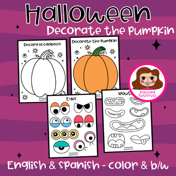 Preview of Decorate the Pumpkin {By Teaching Tutifruti}