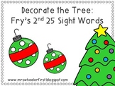 Decorate the Tree: Fry's Second 25 Sight Words